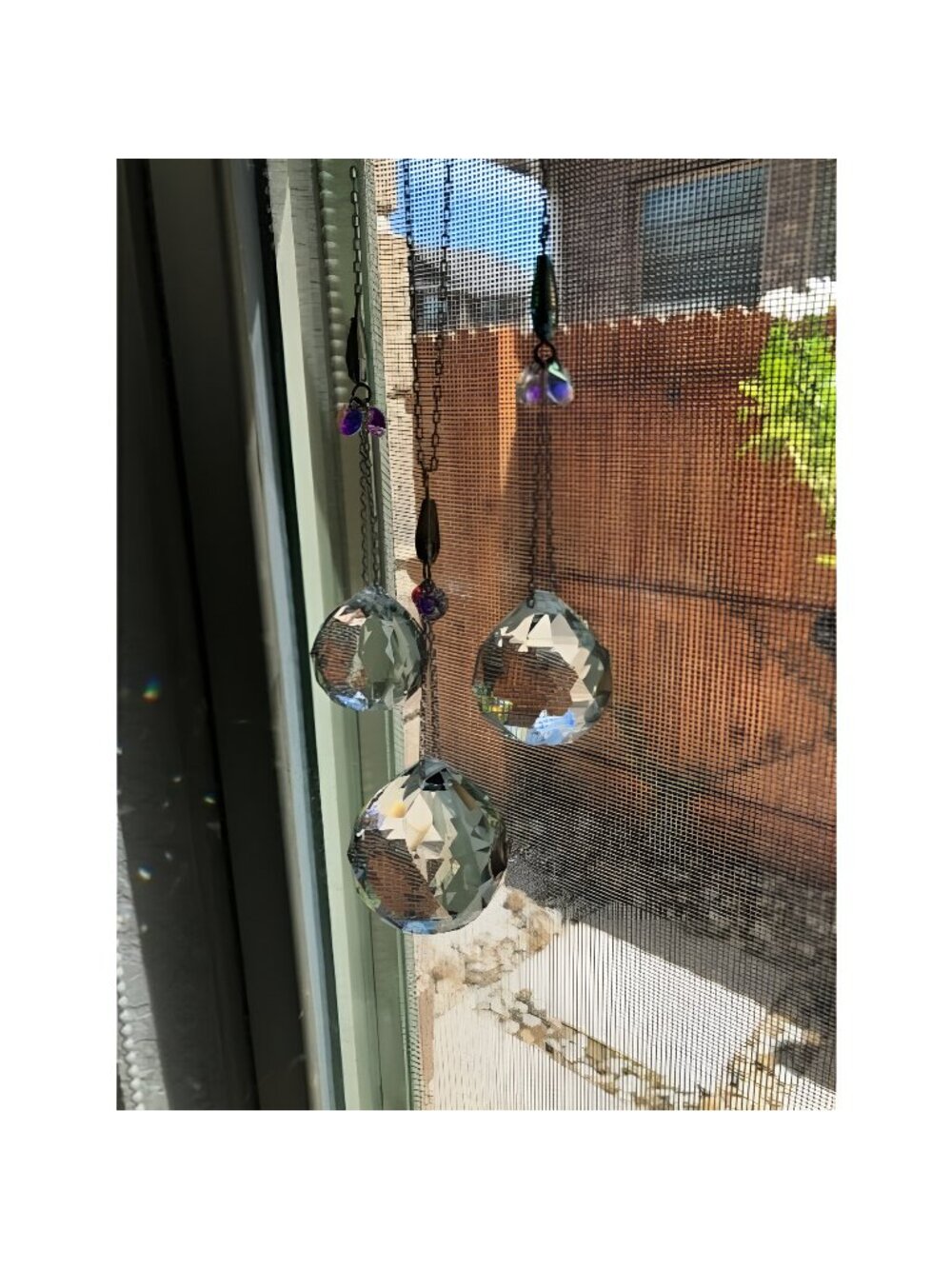 Suncatcher Crystals Ball Prism Window Rainbow Maker with Chain for Easy Hanging